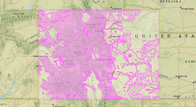 Mule Deer Distribution and Habitat in Colorado