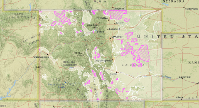 Pronghorn Distribution and Habitat in Colorado