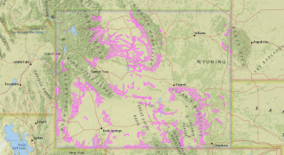 Wyoming Deer Hunting Area Map